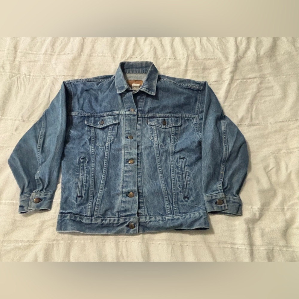 VINTAGE 1987 MEN'S LEVI'S JEAN DENIM JACKET TRUCKER 77930 7206 SIZE SMALL